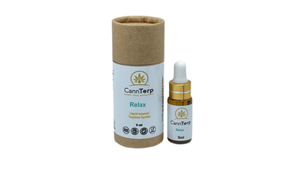 Relax - Terpene Aromatherapy - Bottle and Package